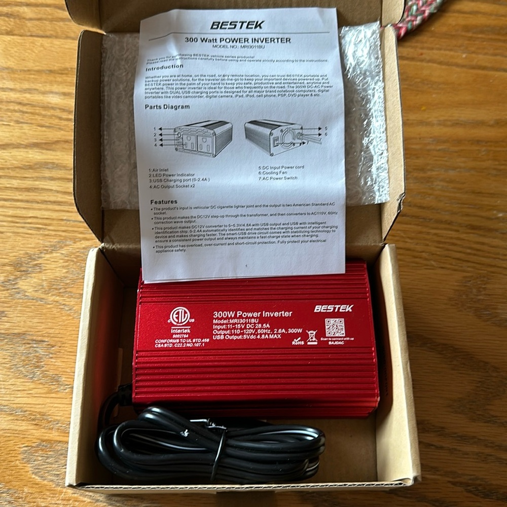 Bestek 300W Power Inverter